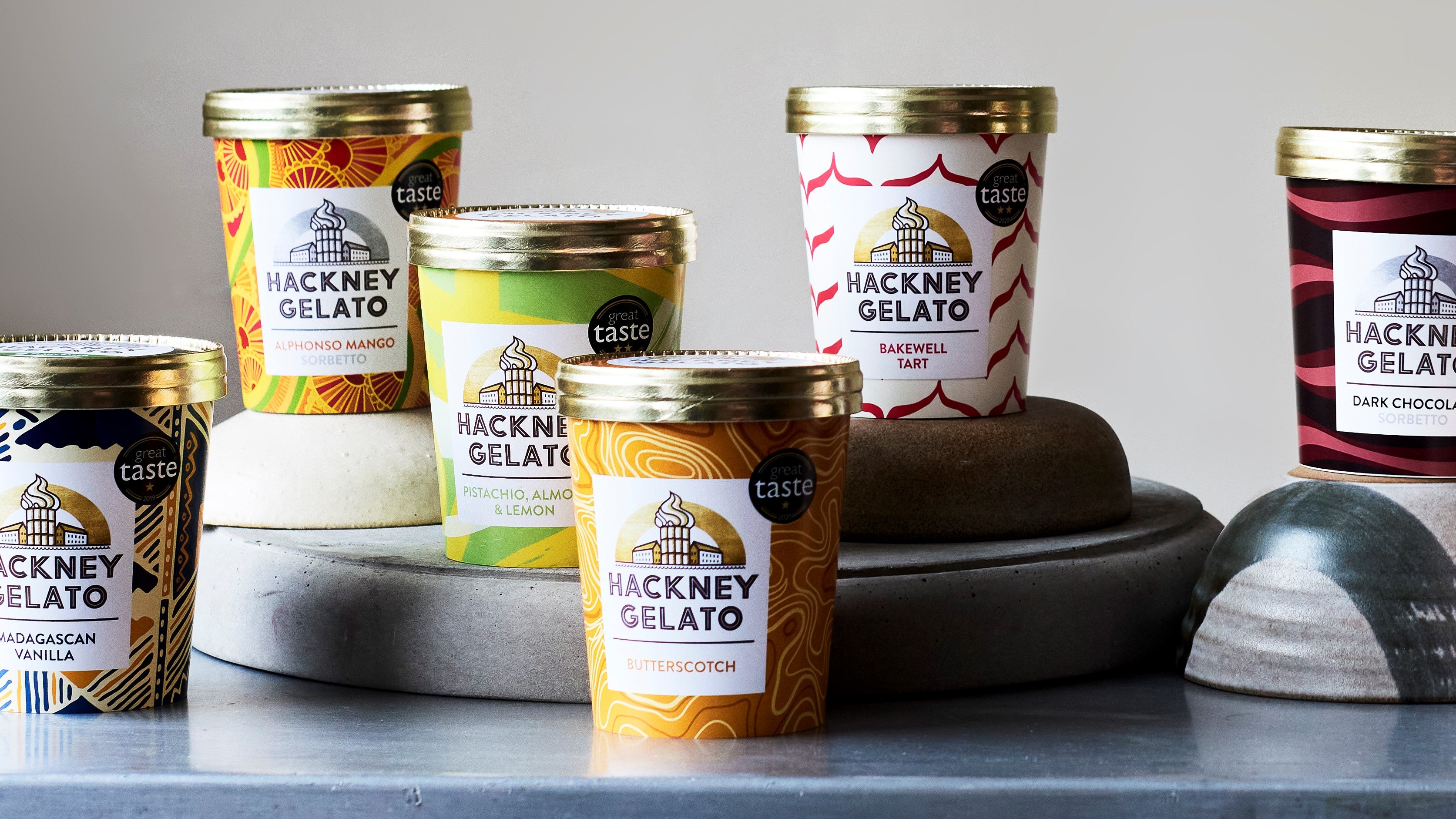 Hackney Gelato Proper Ice Cream delivery from Wandsworth Order with