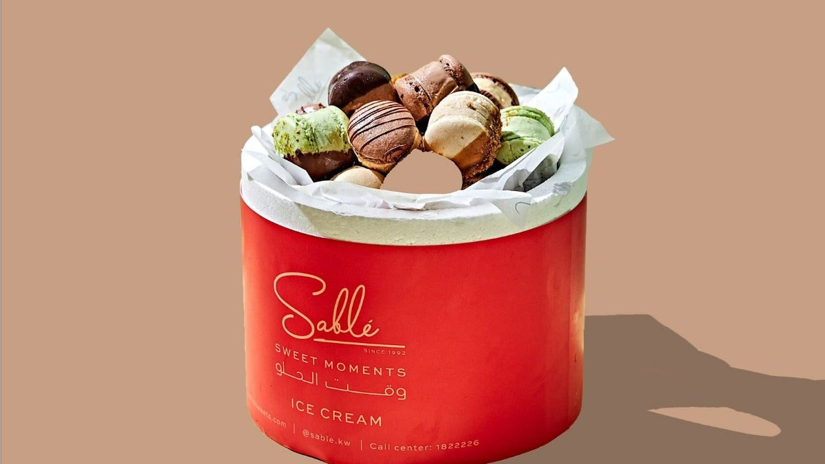 Macaron Ice Cream Bites