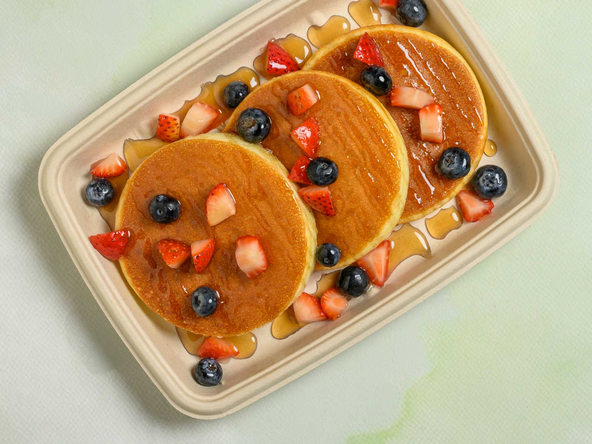 Pancake Plate with Berries