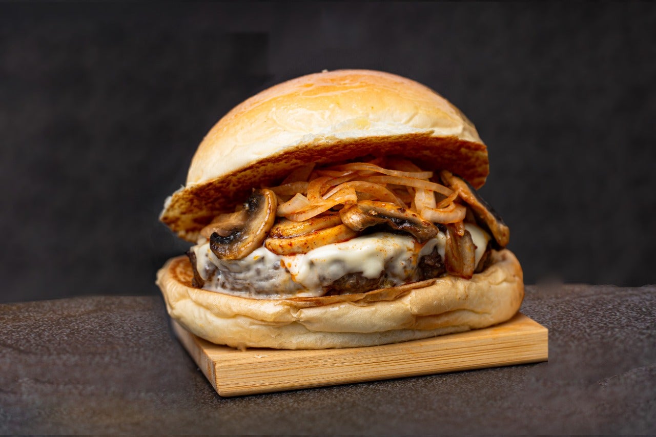 Swiss Melt Burger 1/2lbs