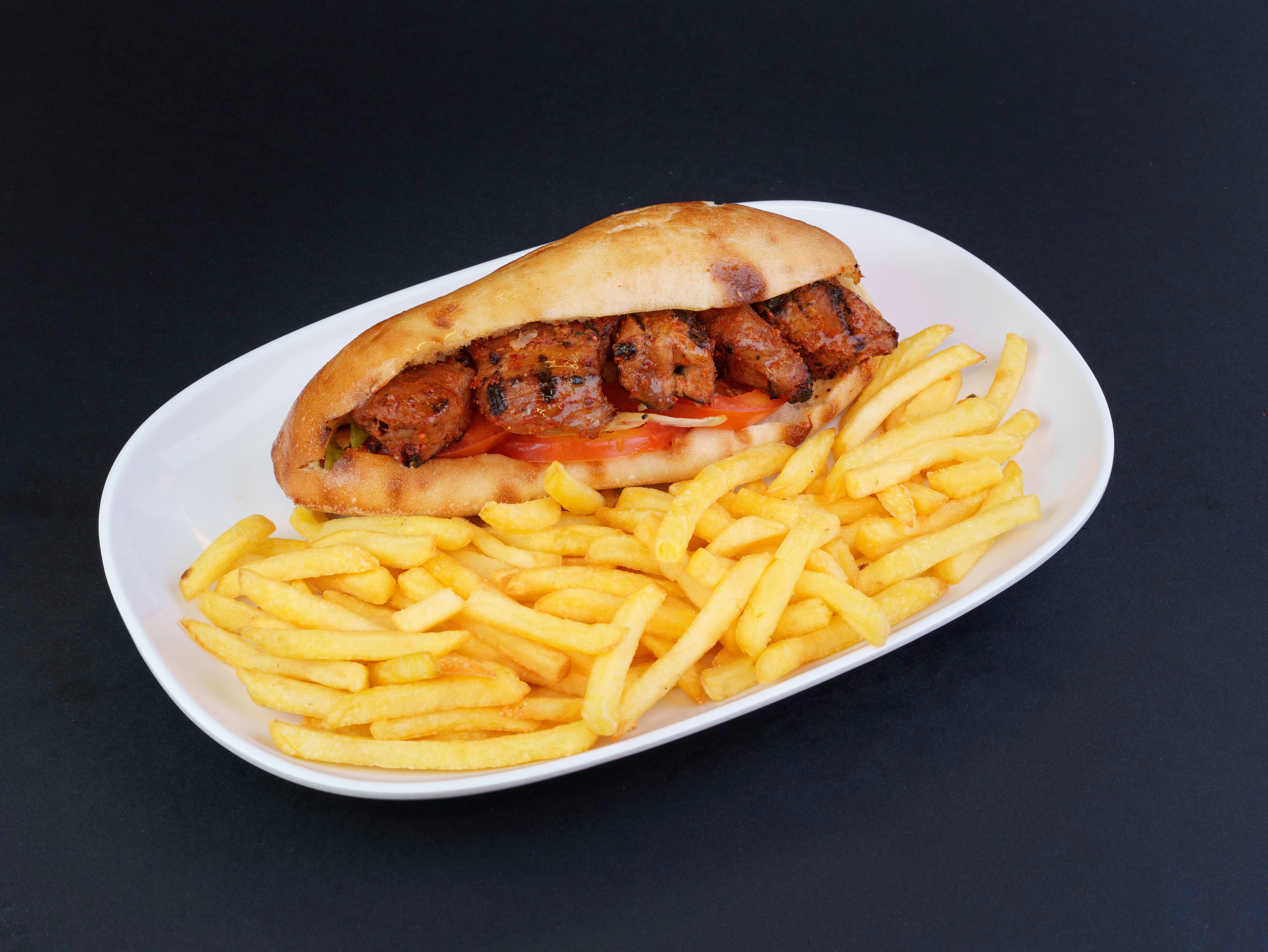🥙Sandwich brochette d'agneau