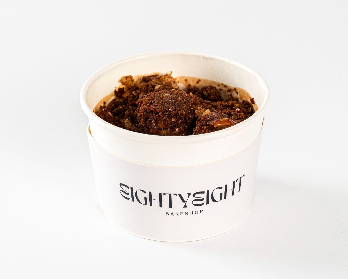 Choco Crumble Bread Pudding