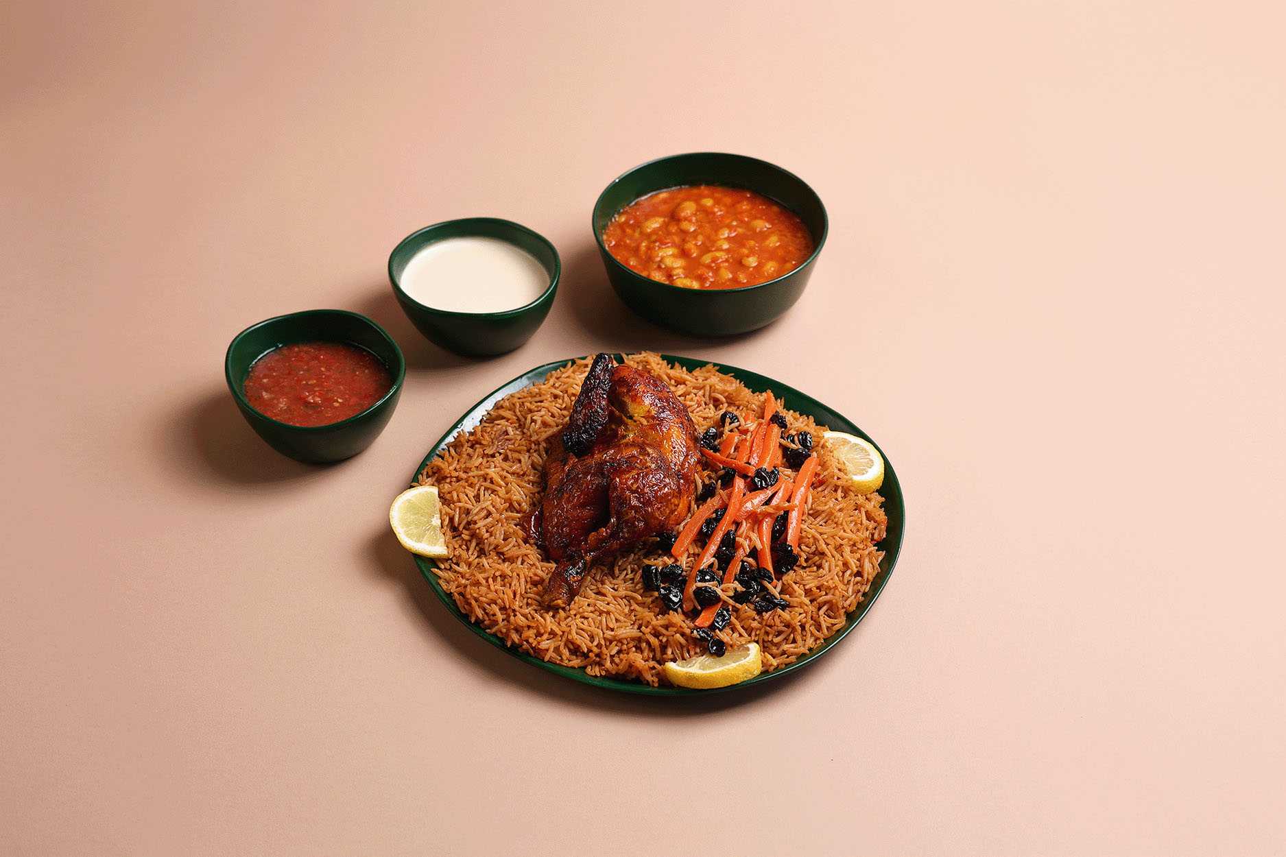 Roasted Chicken Rice Meal