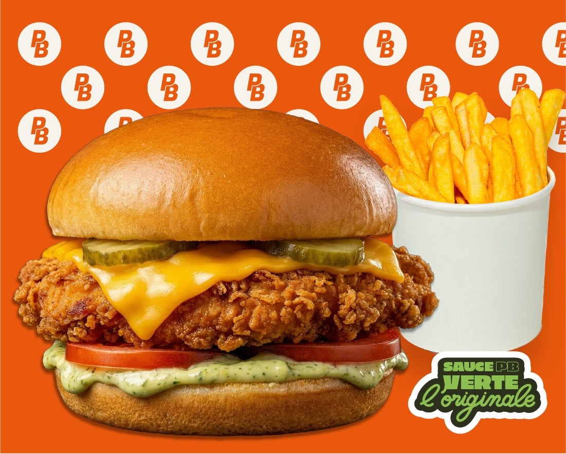 Crispy Original Burger.