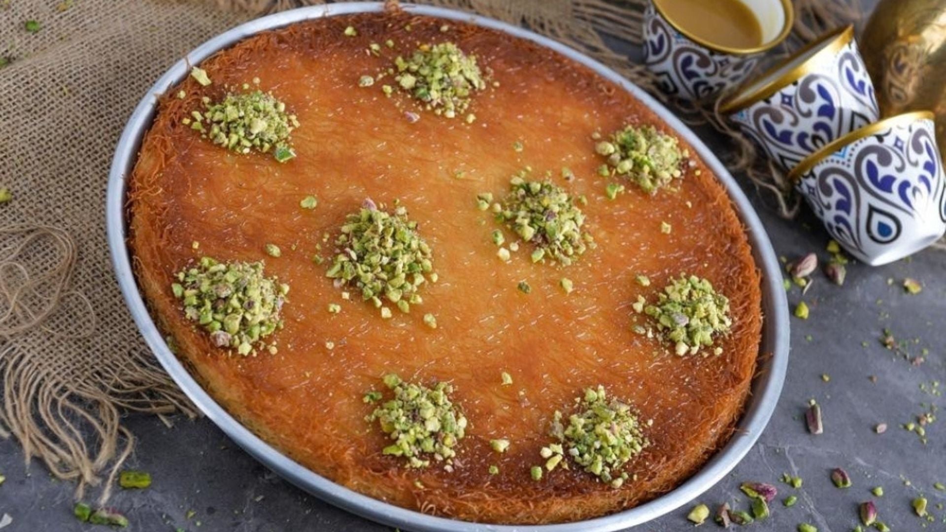 Kunafa with Cream