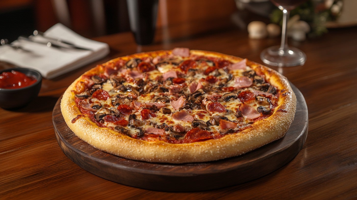 Pizza Reine 🍅 🥩 🍄