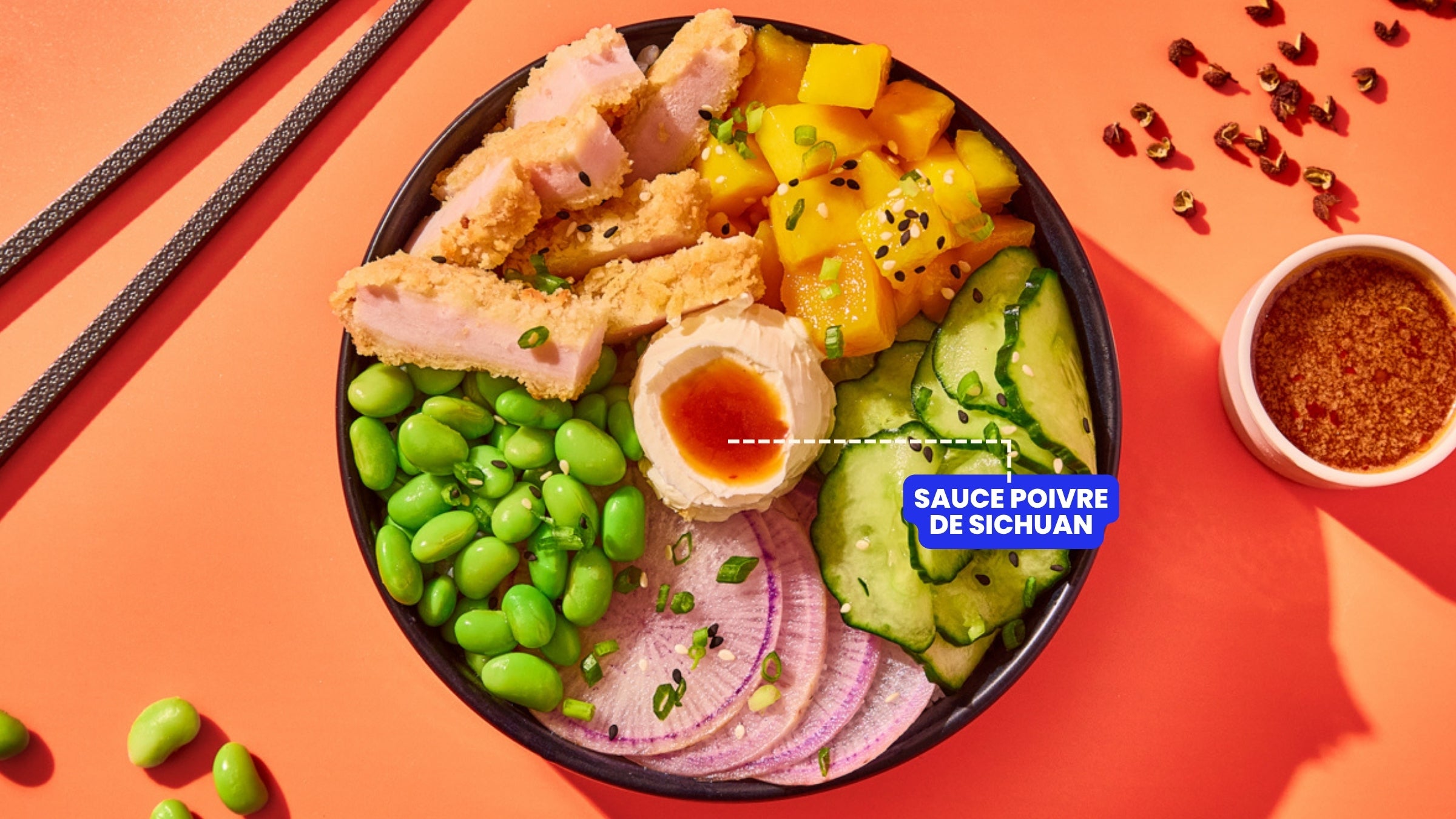 Poké de Diego Poulet katsu