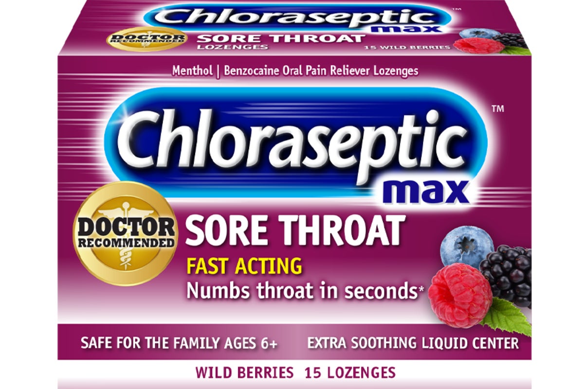 Chloraseptic Max WildBerries 15s