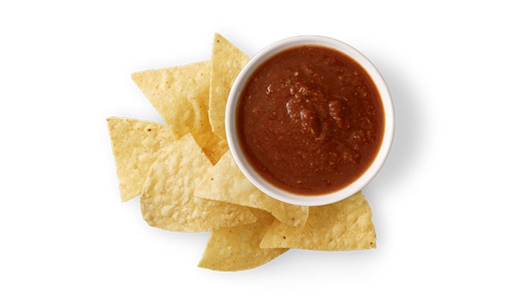 Chips & Tomatillo – Red Chili Salsa