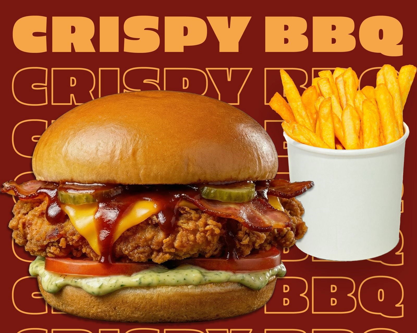 Crispy BBQ Burger