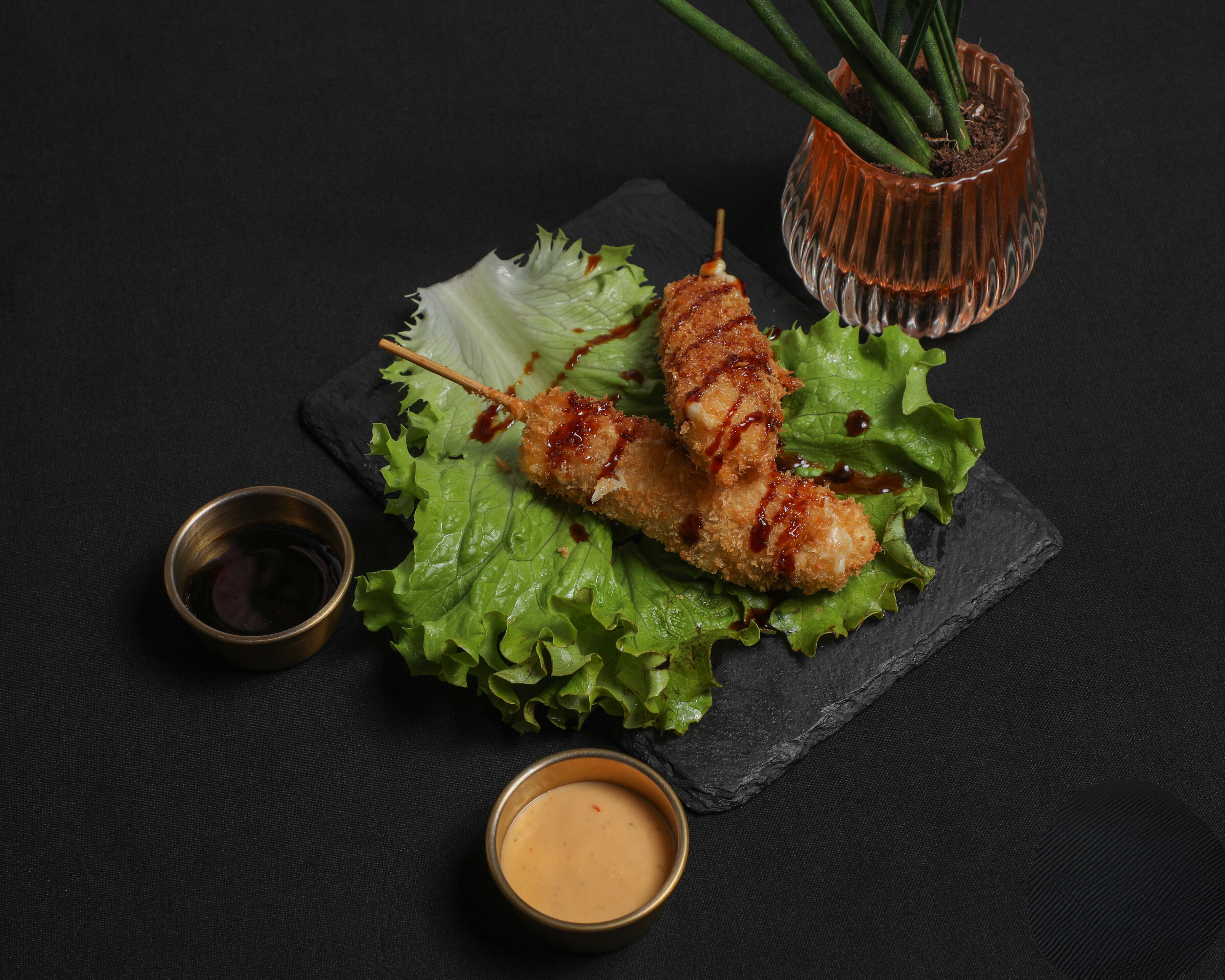 YAKITORI BOEUF & FROMAGE PANÉ