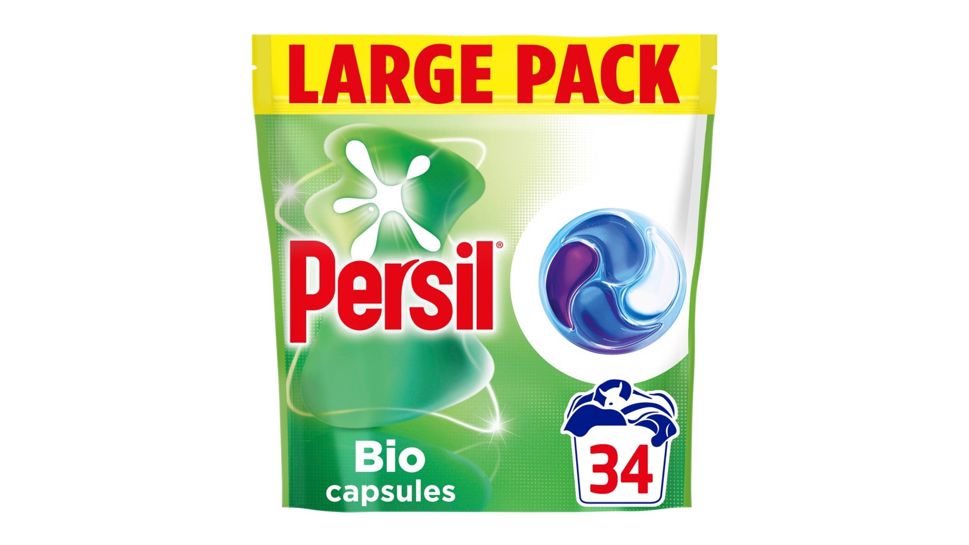 Persil Bio 4 in 1 fast-dissolving laundry capsules, 34 washes