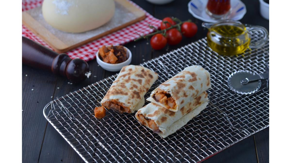 Eggplant and Potato Saj