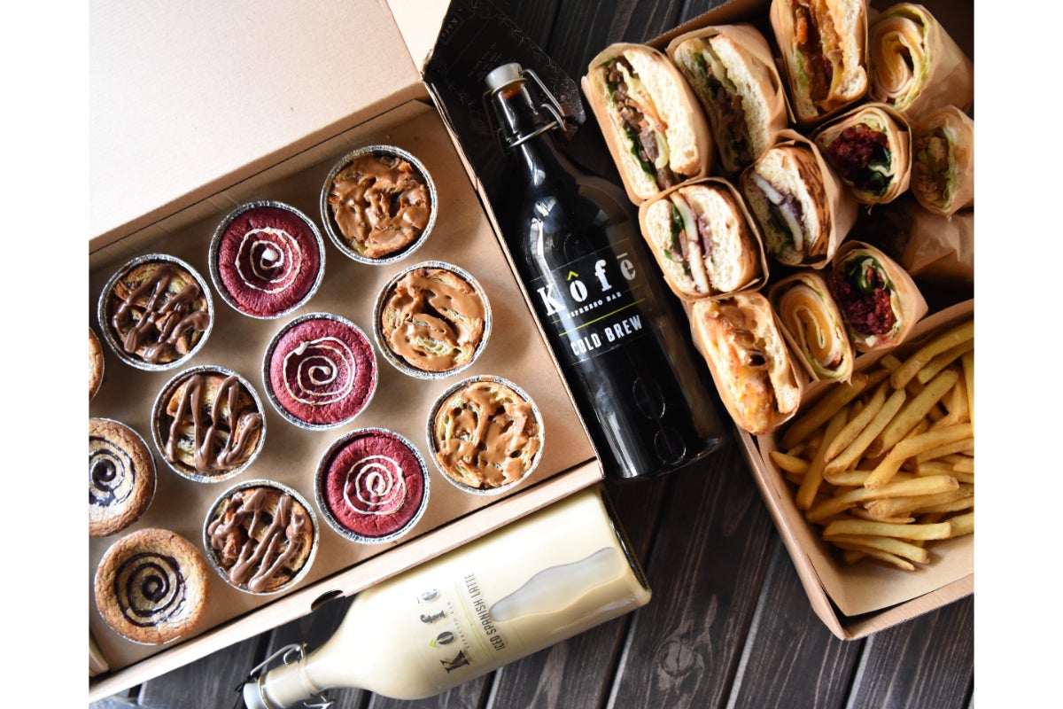 Sandwich, Dessert and Kôfē Package
