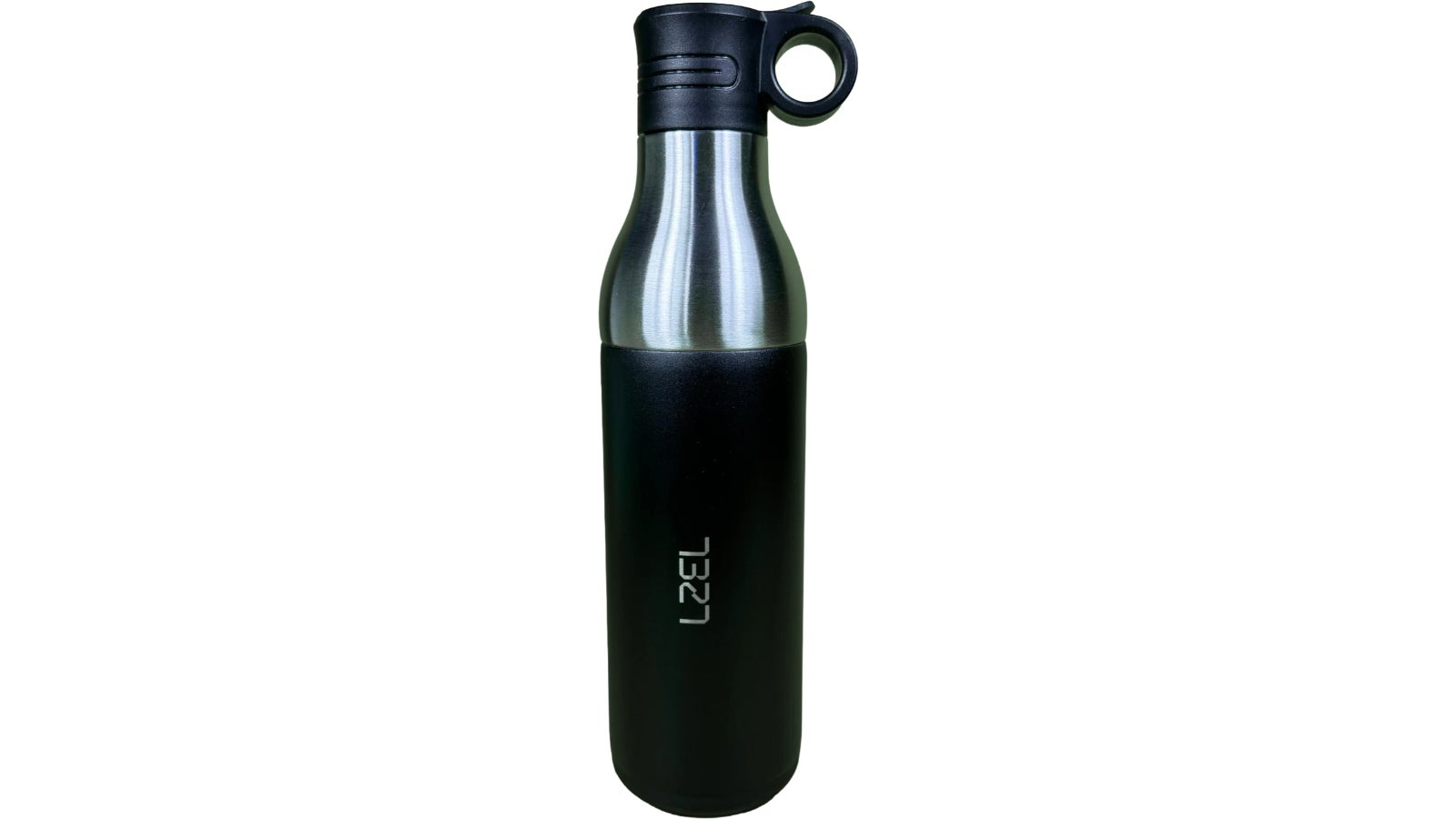 LZEL Natura Elva Vacuum Bottle Dual 400 mL + 400 mL | Black Aluminum