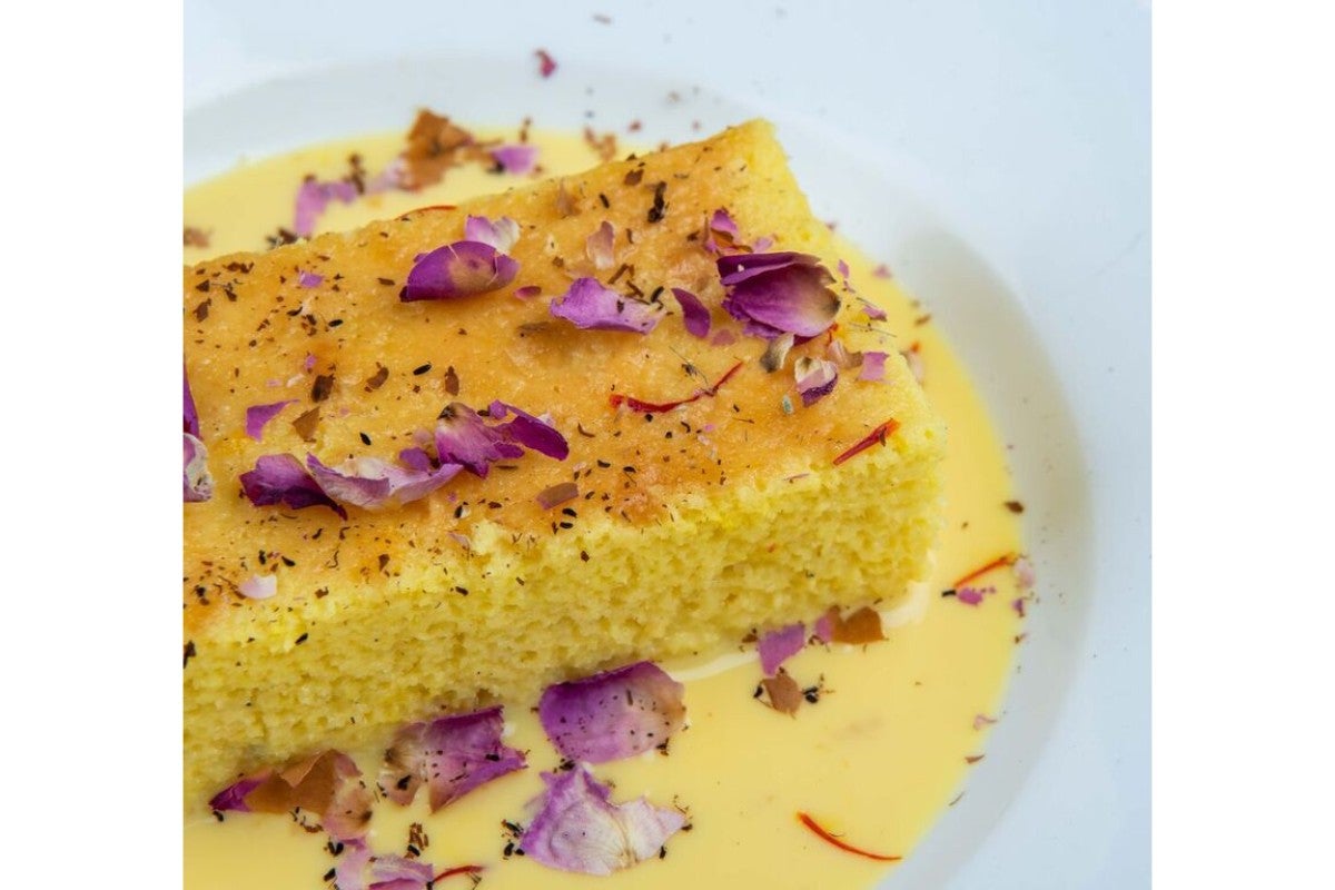 Saffron Milk Cake