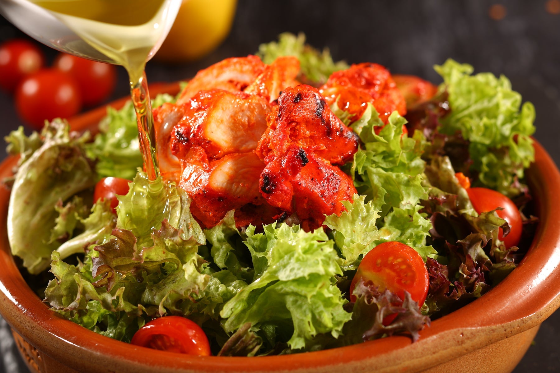 Kushi Tikka Salad