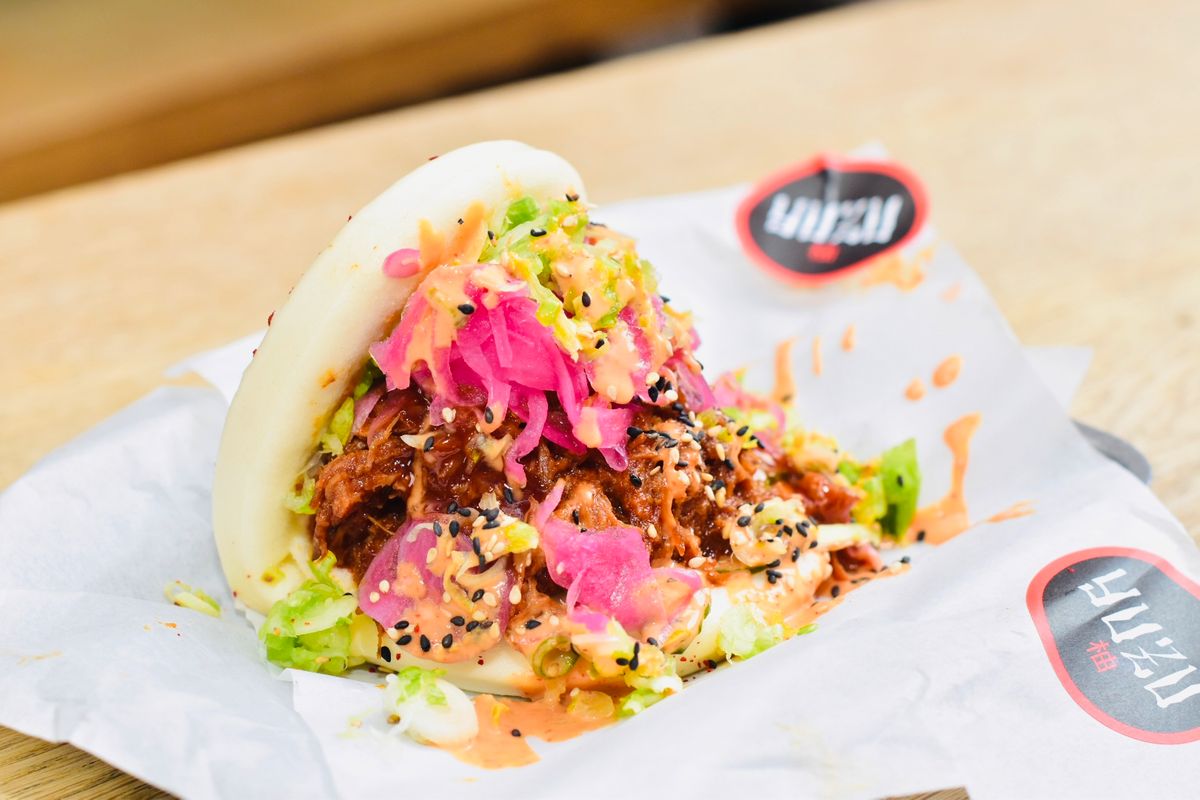Korean Pulled Pork Bao