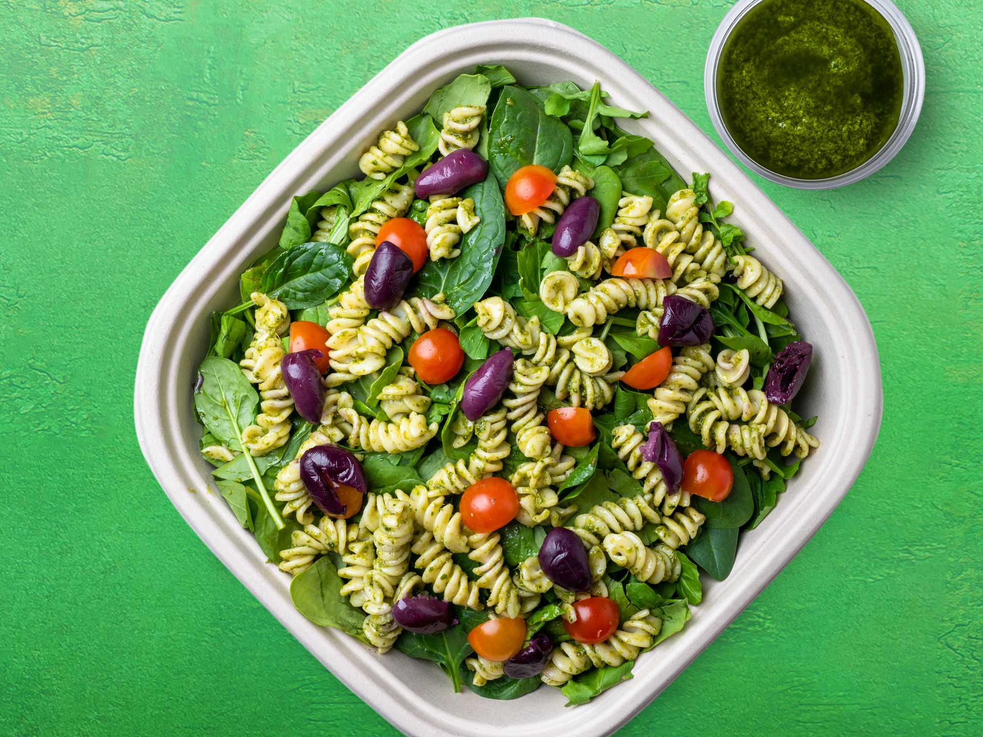 Pesto Pasta Salad Bowl