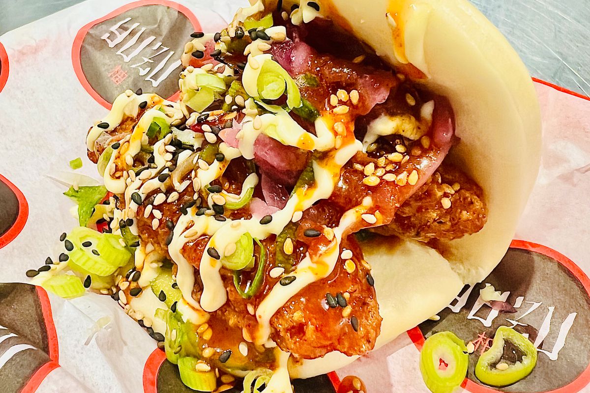 Hot Honey Korean Fried Chicken Bao