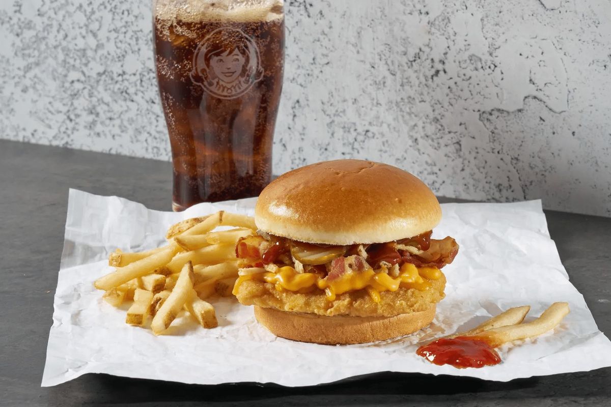 BBQ Bacon Melt Spicy Chicken Sandwich Combo - Large