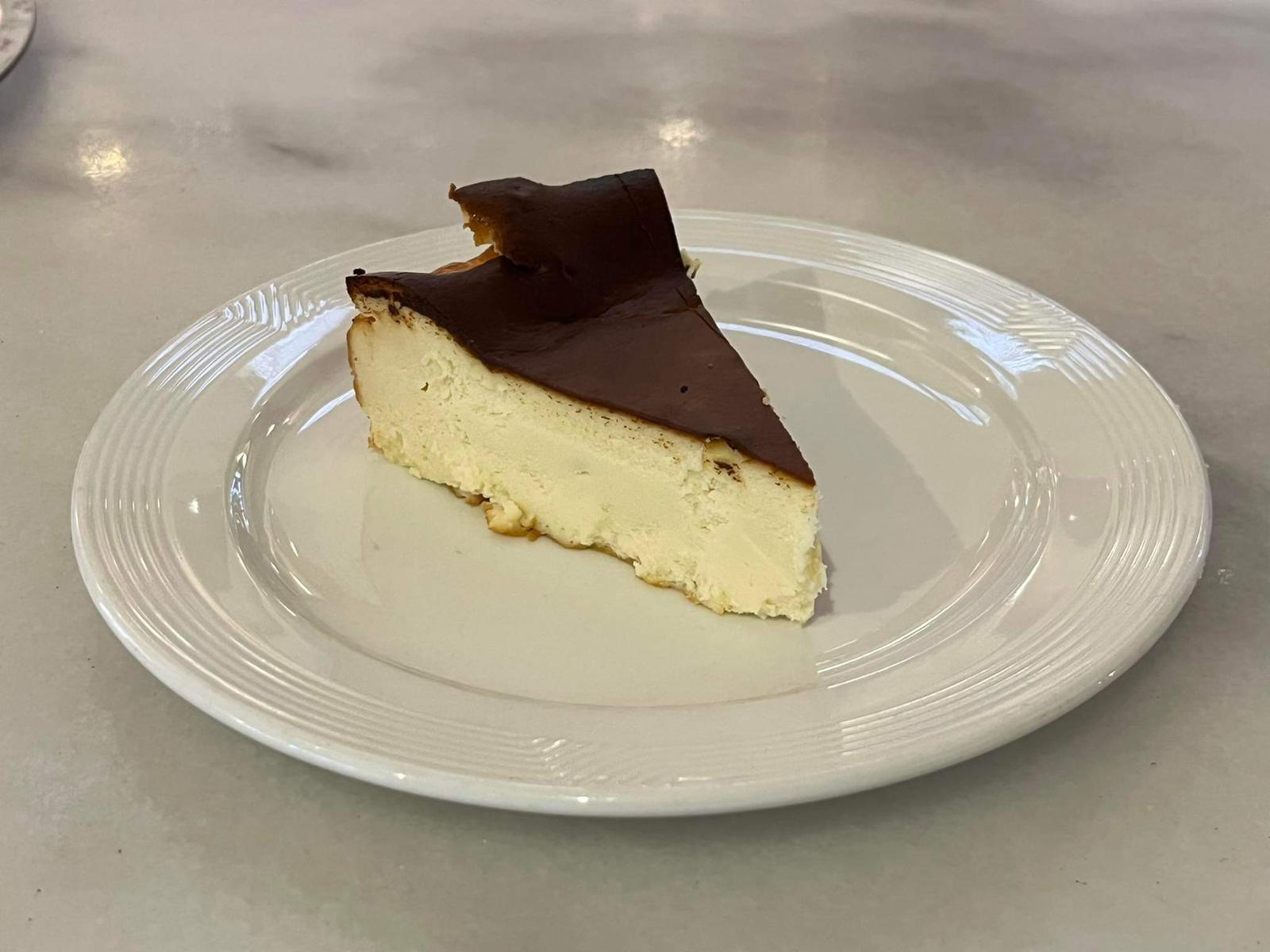 San Sebastian Cheesecake Slice