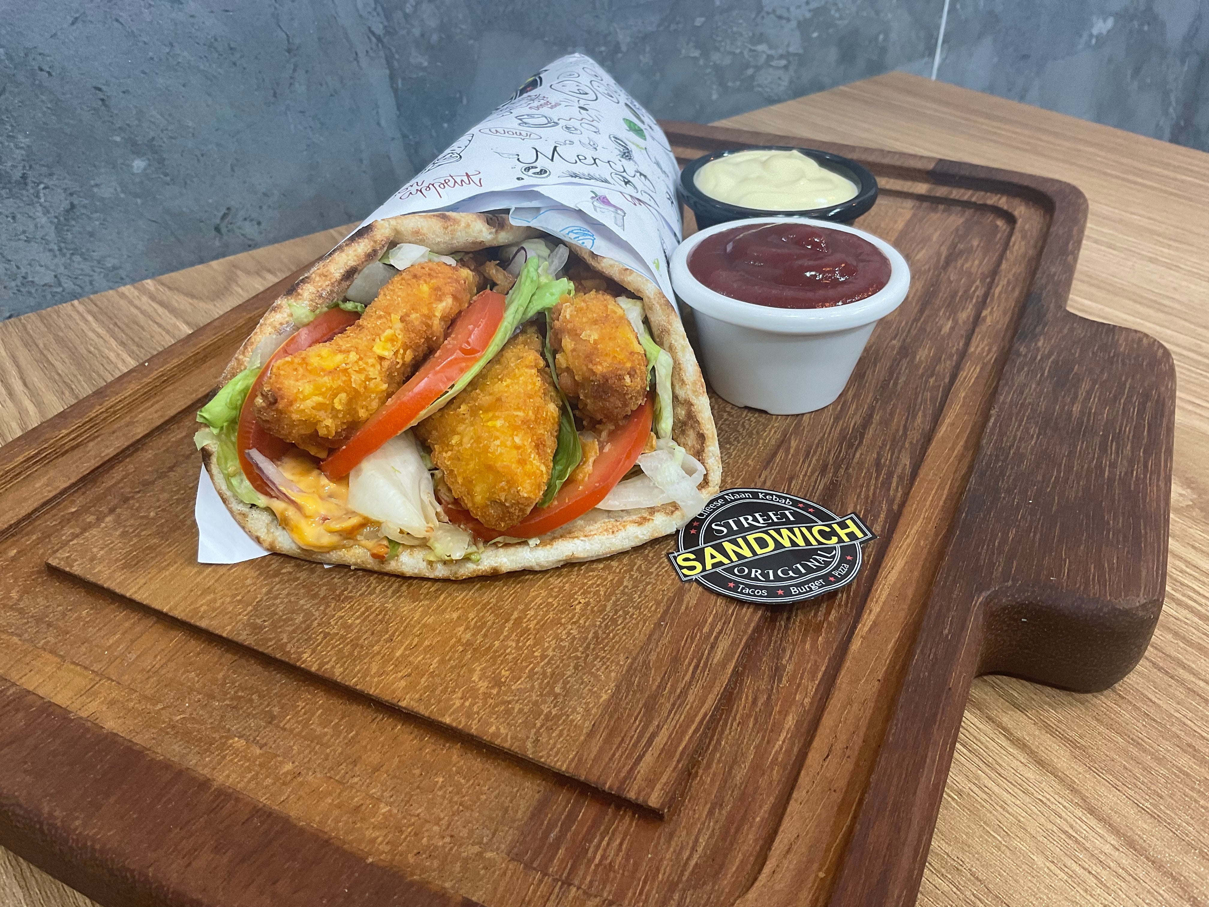 Cheese naan tenders