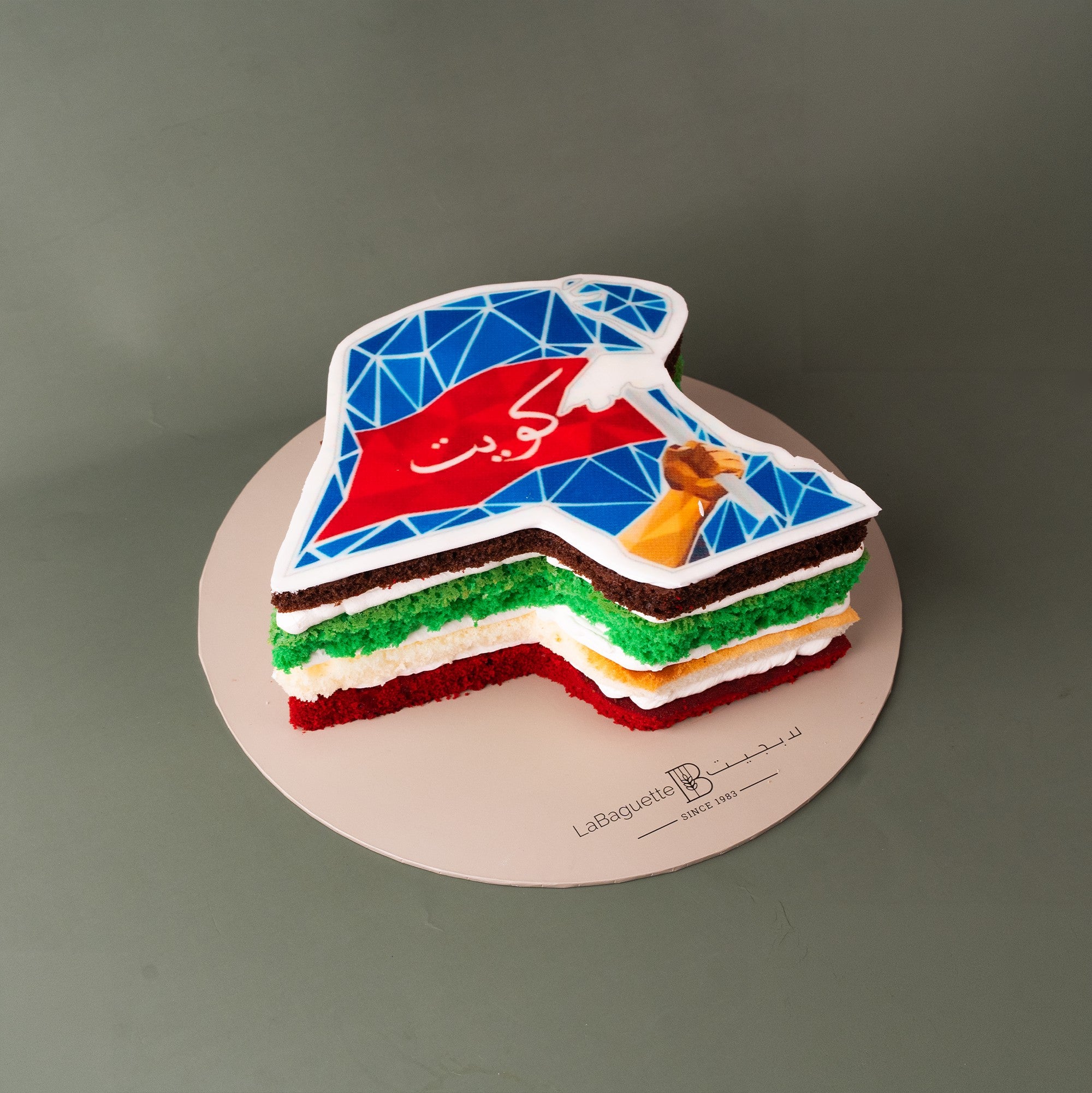 Map Layers Cake