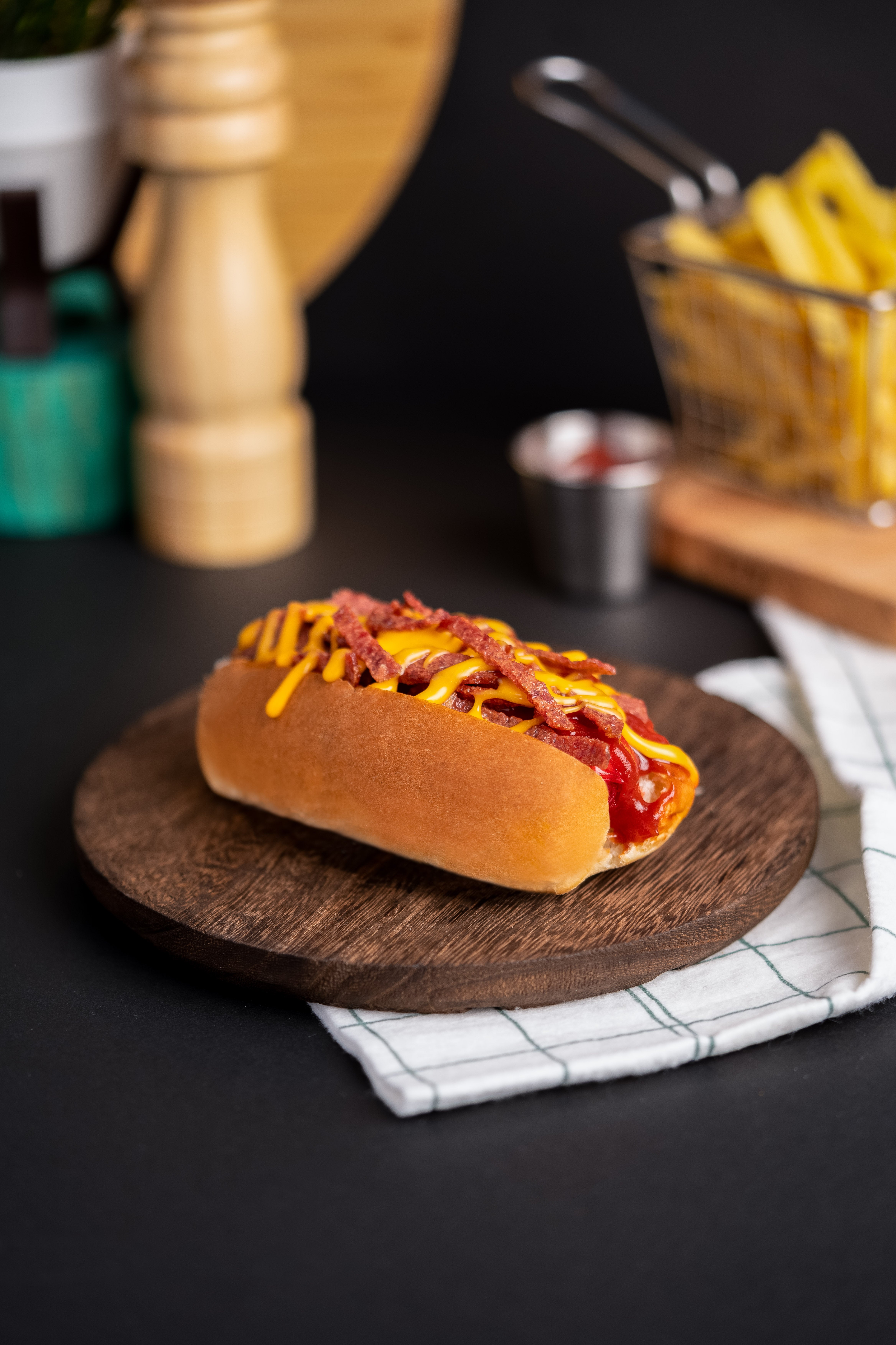 Bacon and Cheesedog Sandwich