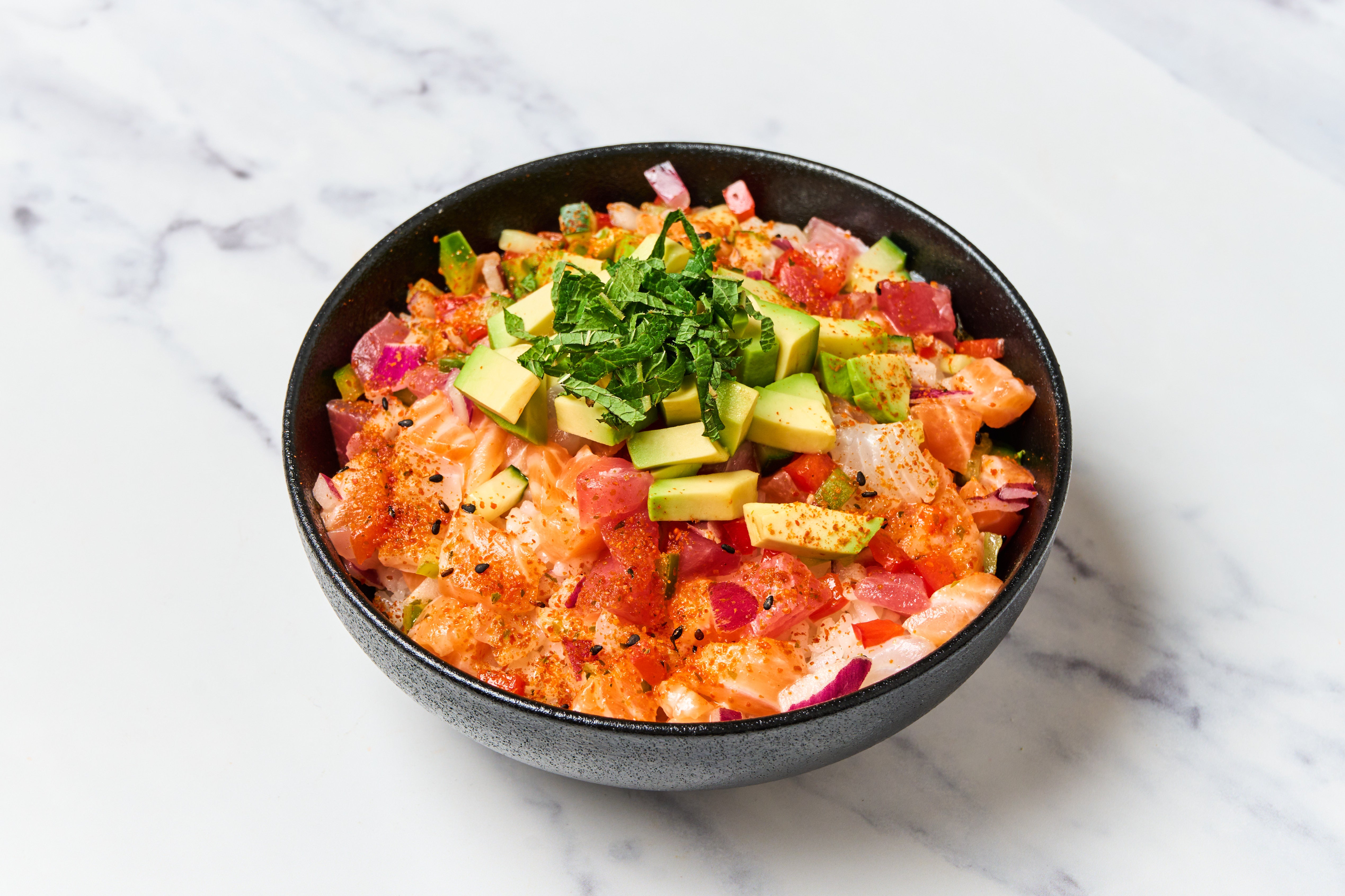 Chirashi, marina épicé