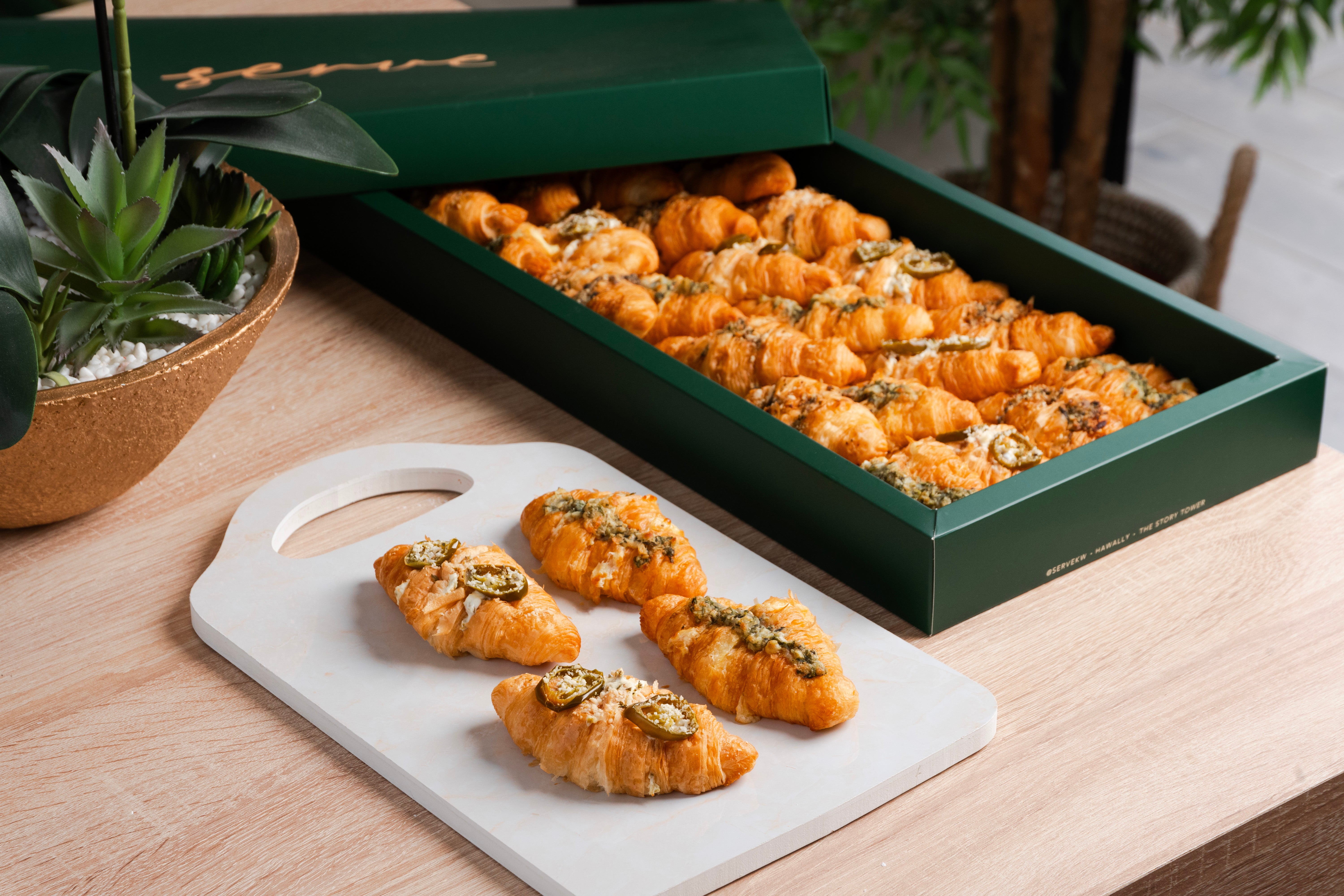 Stuffed Mini Croissants