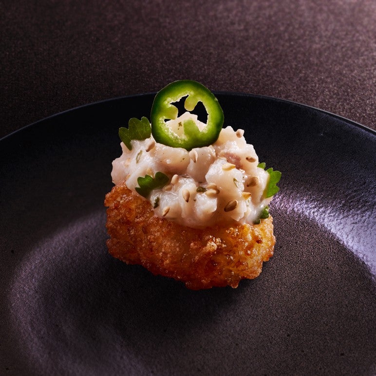 Crispy sushi Yellowtail - 6 pièces