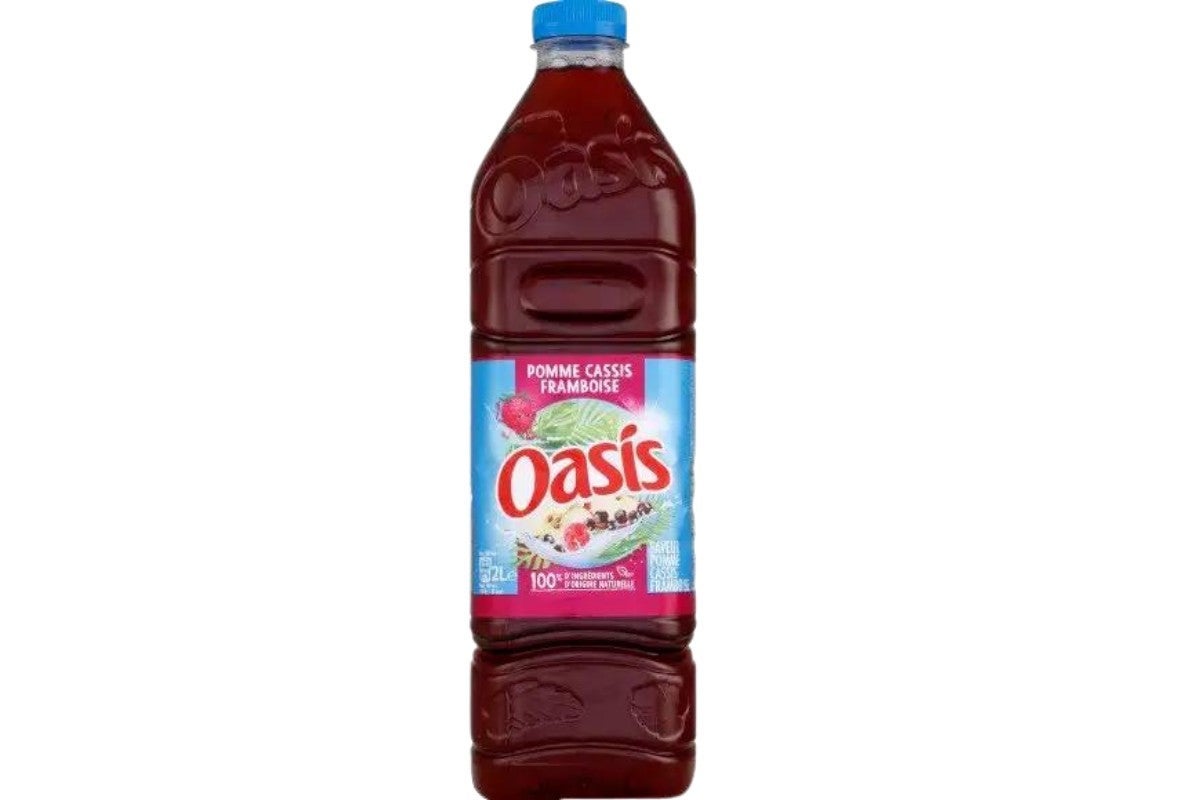 Oasis framboise pommes cassis 2l 🥤