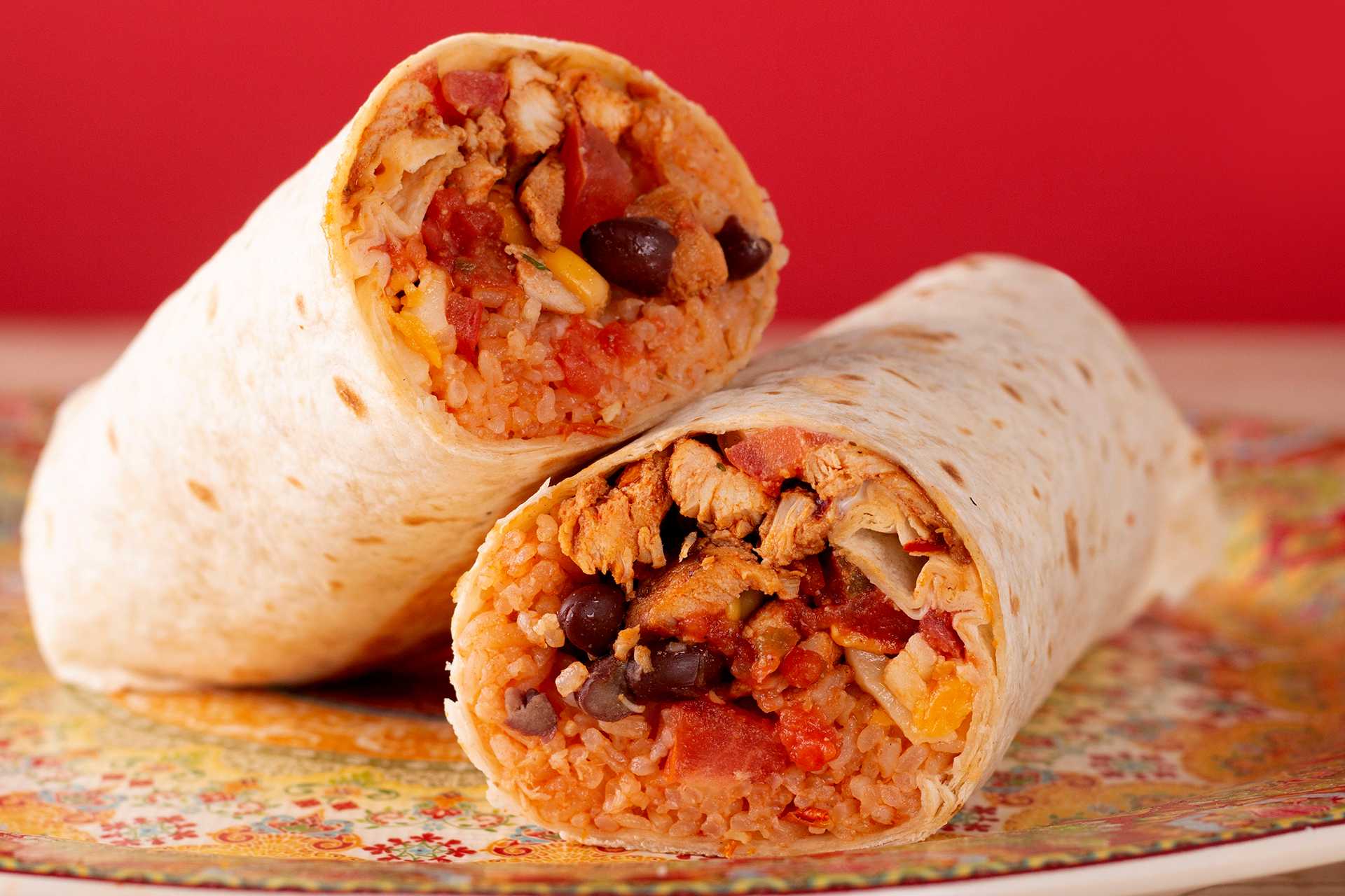 Spicy Chicken Burrito