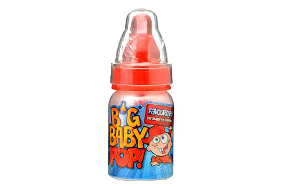 Bazooka Big Baby Strawberry Juicy Pop, 32g