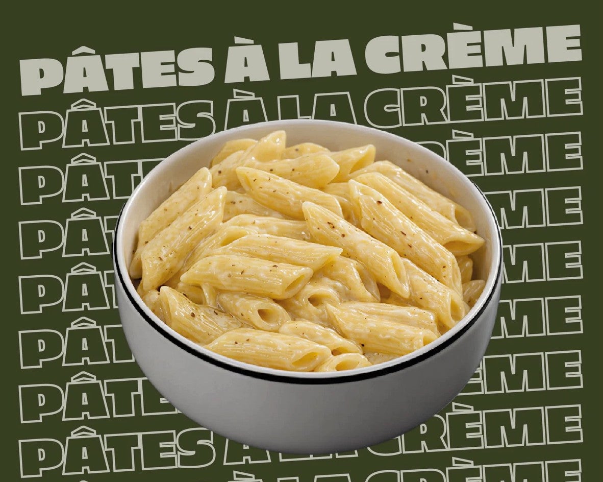 Pâtes à la crème