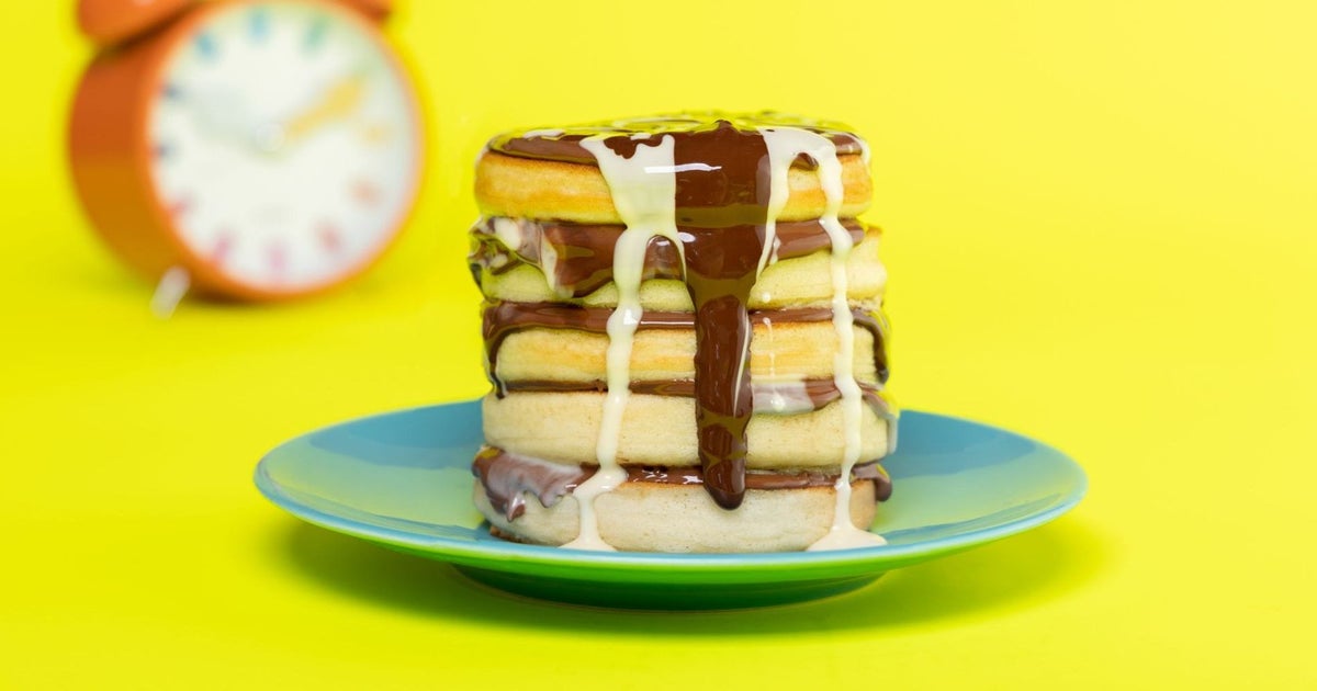 Pancake Rush Home of The Pancake Tower Media City delivery from Al