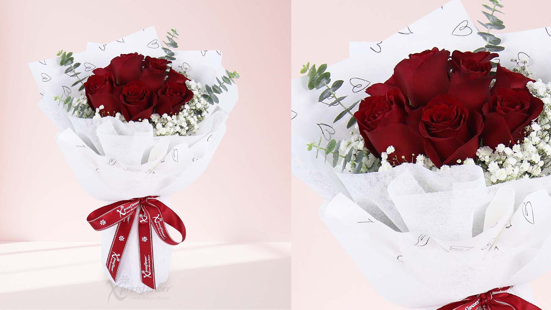 Flower Bouquet Red Roses 9 stalks - VBQ2607DL