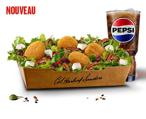 Menu Salade Boost Chèvre Noix de Pécan Veggie