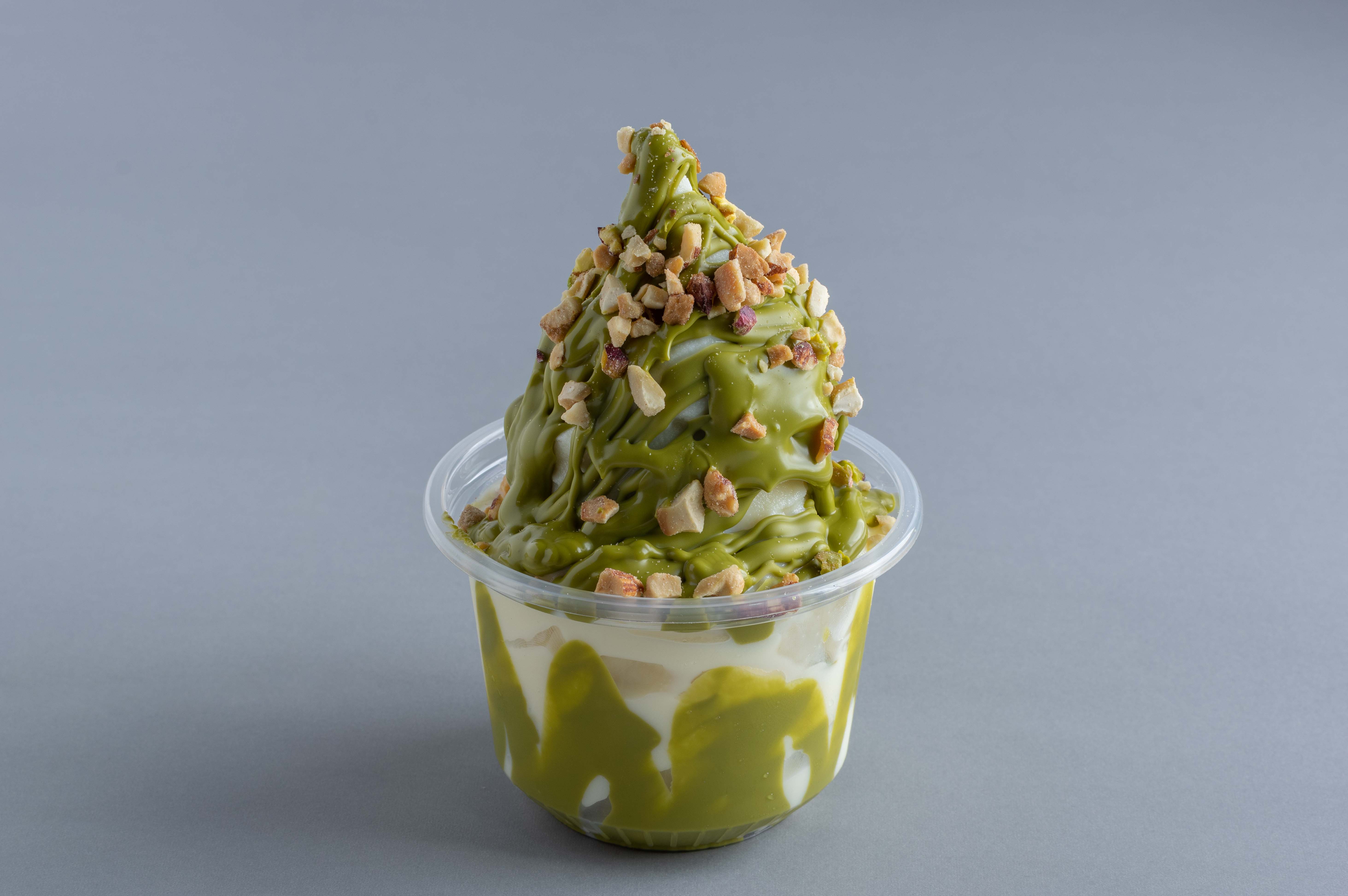 Pistachio Topping Ice Cream