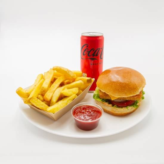 Menu fish burger