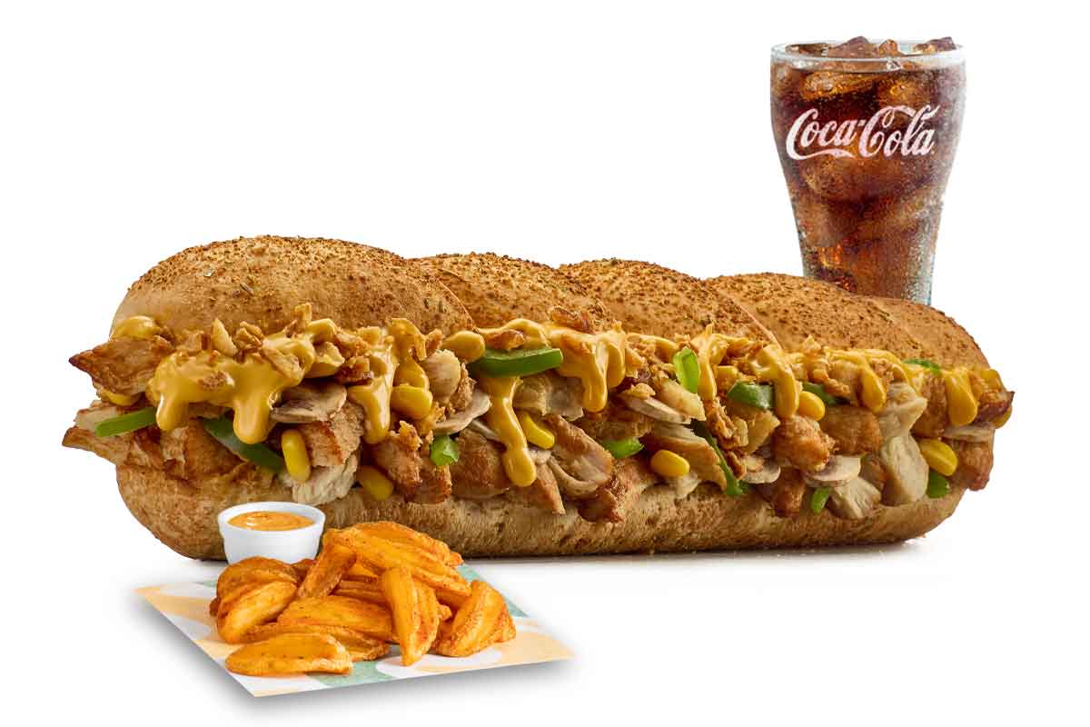 Cheesy Chicken Sub Meal