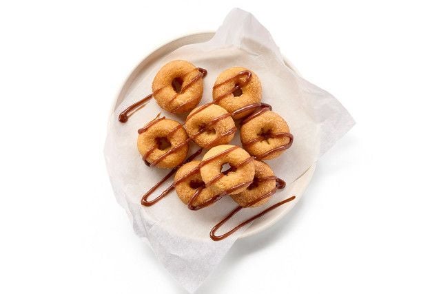 Mini Donuts + Chocolate drizzle