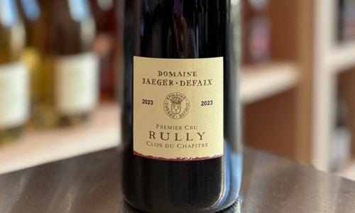 Bourgogne Rouge - Rully 1 er Cru Clos du Chapitre - Domaine Jaeger-Defaix