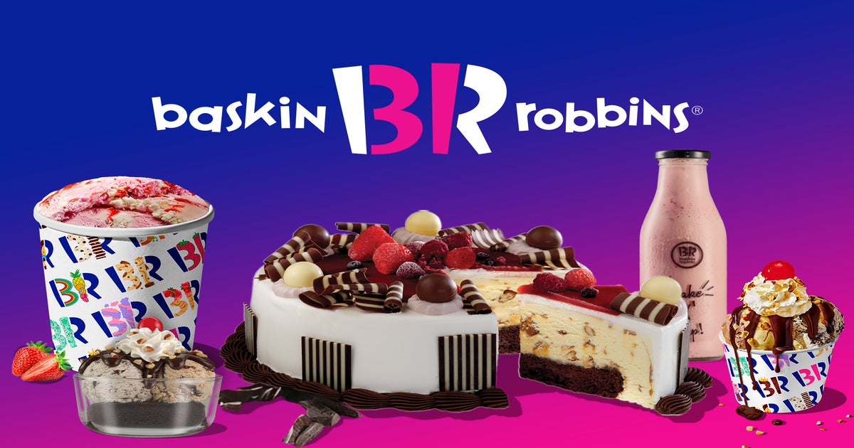 baskin robbins ice cream cake menu