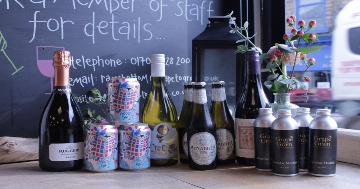 Grape to Grain delivery from Prestwich Order with Deliveroo