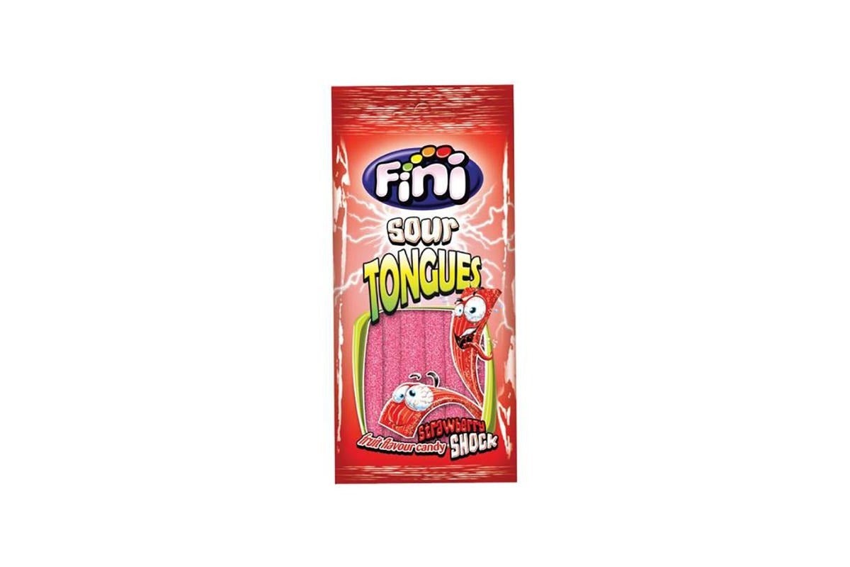 Fini Sour Strawberry Jelly Strips, 90g