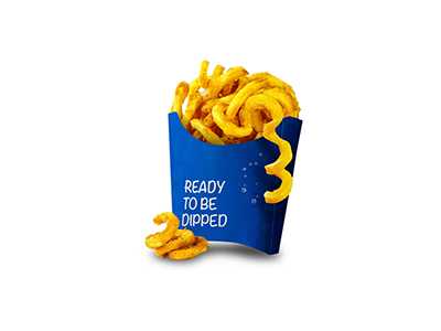 Curly Fries Large