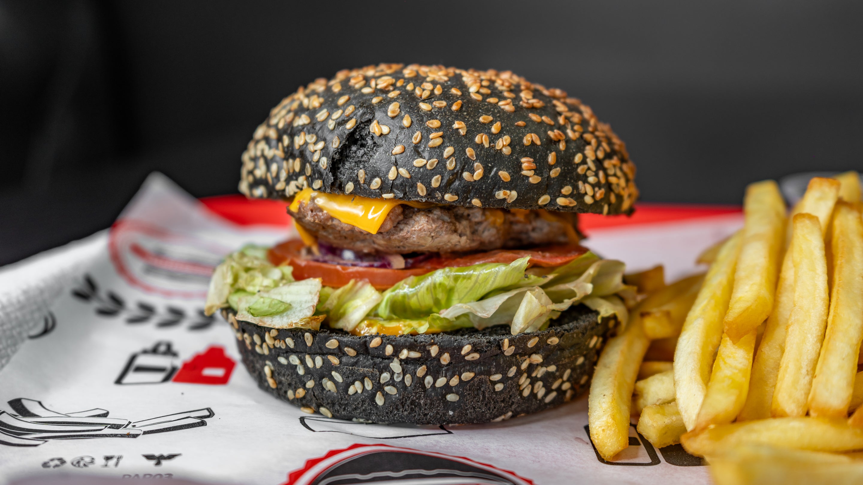 Black burger