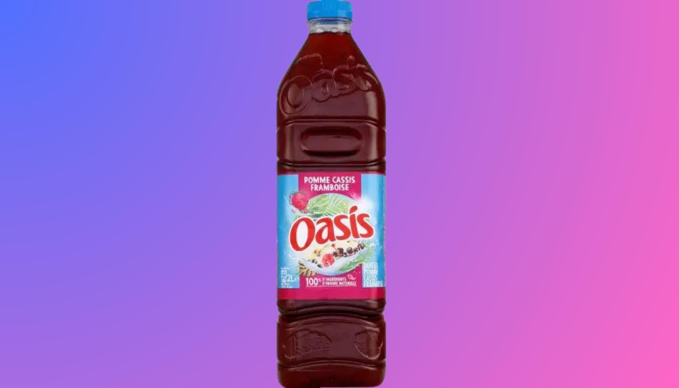 Oasis framboise pommes cassis 2l
